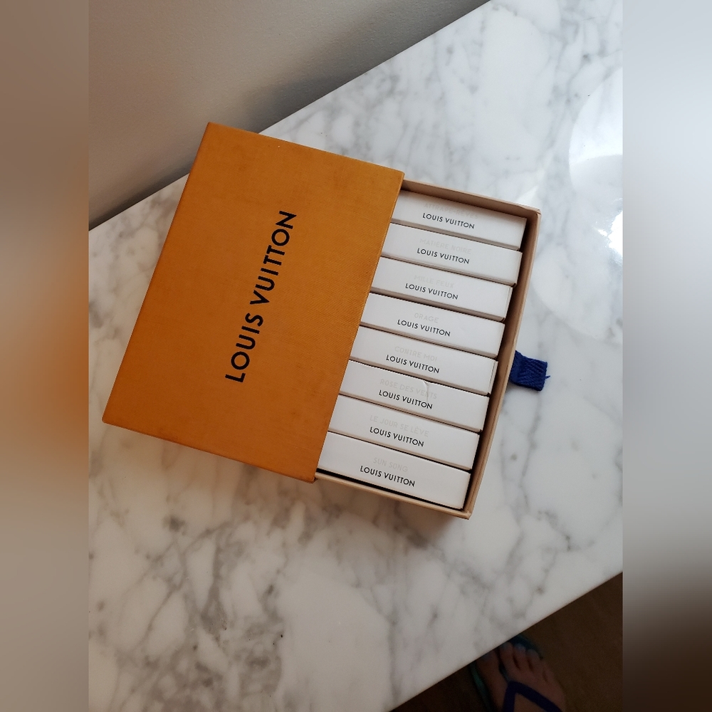 8 Louis Vuitton Perfume or CologneSamples and LV Box New NeverSprayed Limite